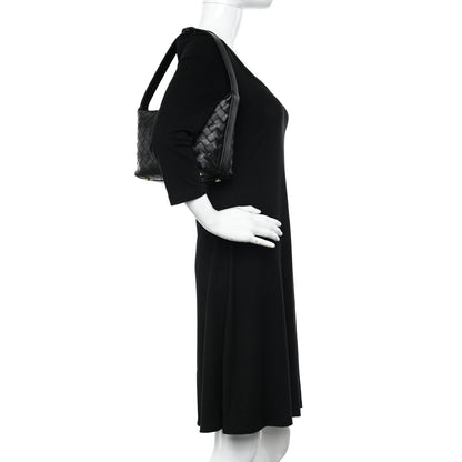 Bottega Veneta Calfskin Nappa Intrecciato Mini Wallace Black 2 of 13