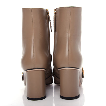 Gucci Malaga Kid GG Marmont Fringe 75mm Ankle Boots 37 Mud 7 of 11