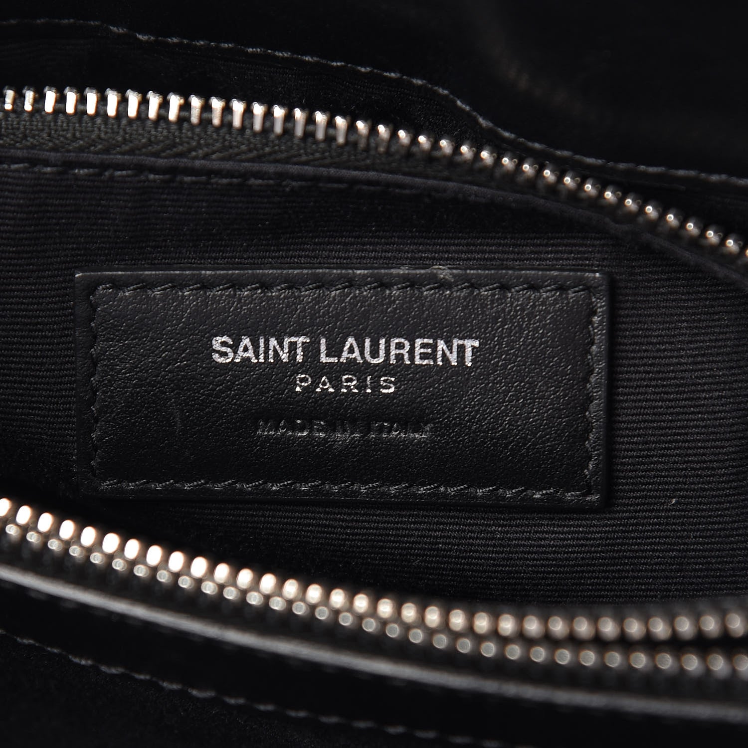 Saint Laurent Calfskin Y Quilted Monogram Medium Loulou Chain Satchel Black 9 of 11