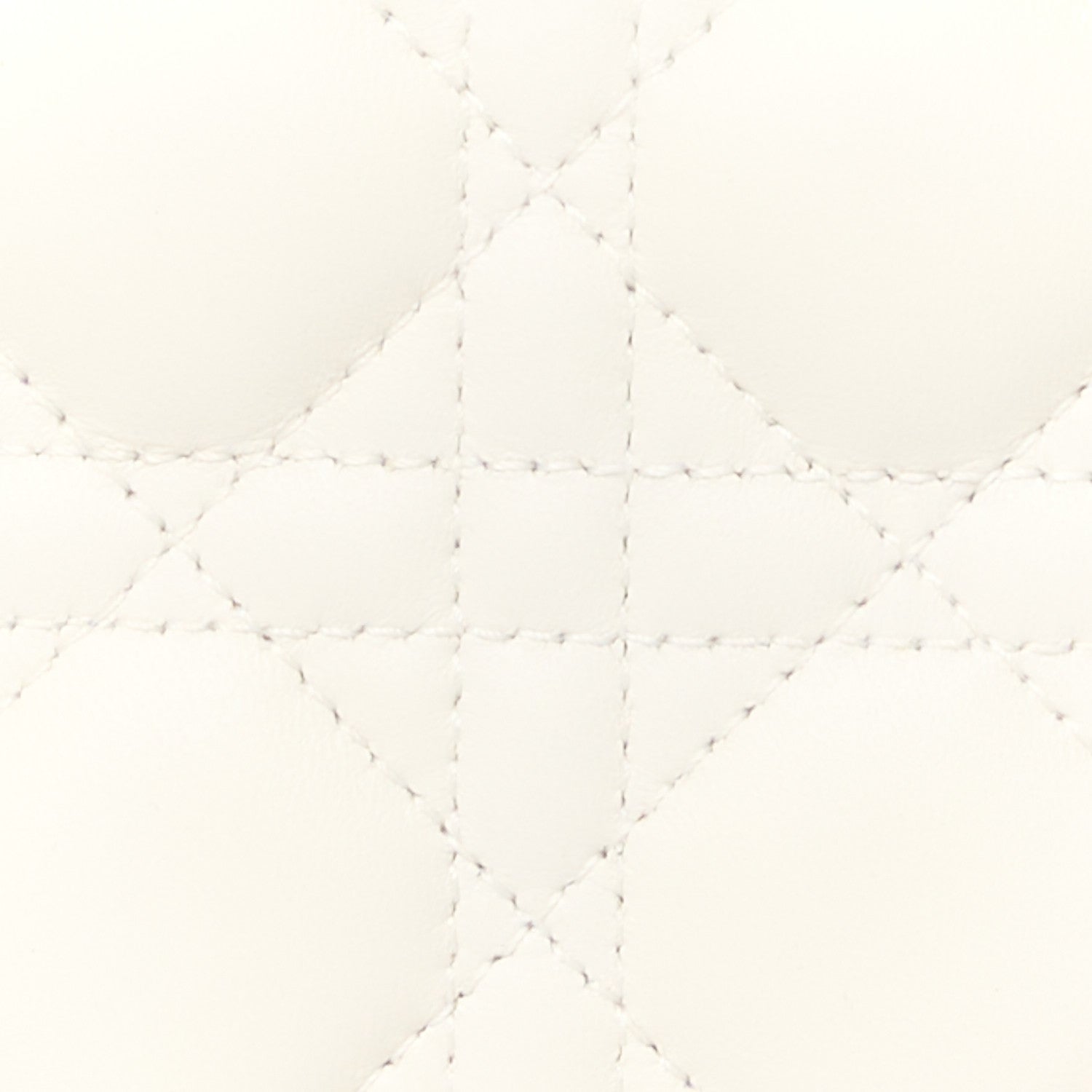 Christian Dior Lambskin Cannage Mini Lady Dior White 8 of 12