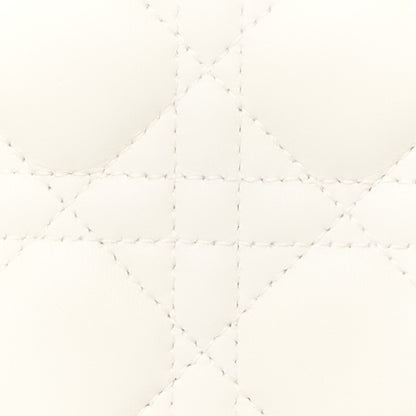 Christian Dior Lambskin Cannage Mini Lady Dior White 8 of 12