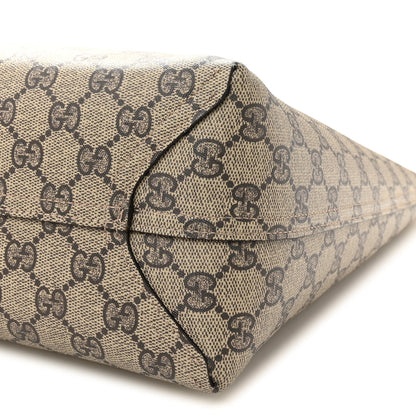Gucci GG Supreme Monogram Medium Reversible Tote Beige Red 9 of 9