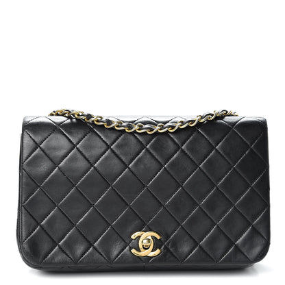 Chanel Lambskin Quilted Small Single Flap Black 1 of 21