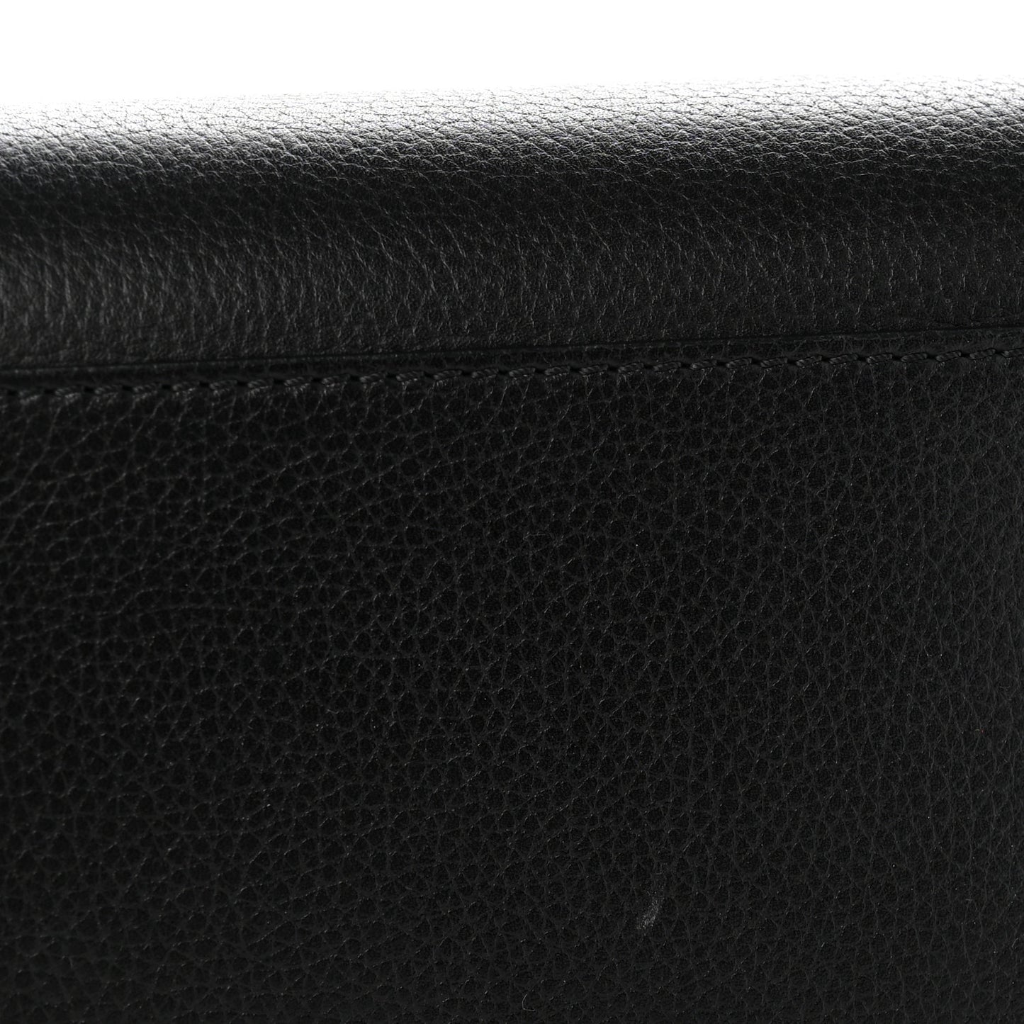 Grained Calfskin Small Neo Executive Shopper Tote Black