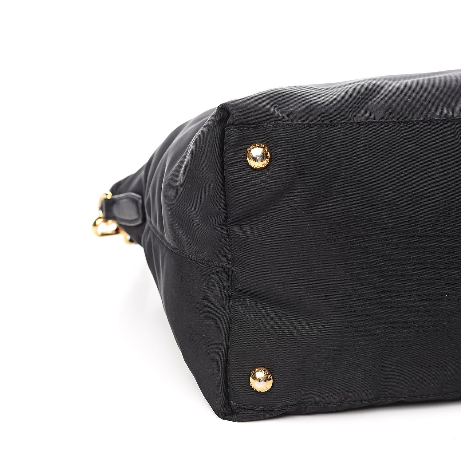 Prada Tessuto Nylon Saffiano Tote Black 10 of 15