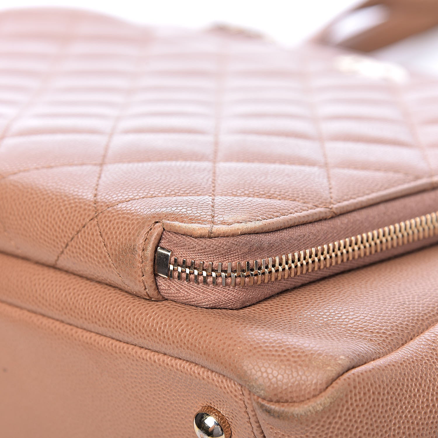 Chanel Caviar Quilted Large Business Affinity Shopping Bag Beige 23 of 24