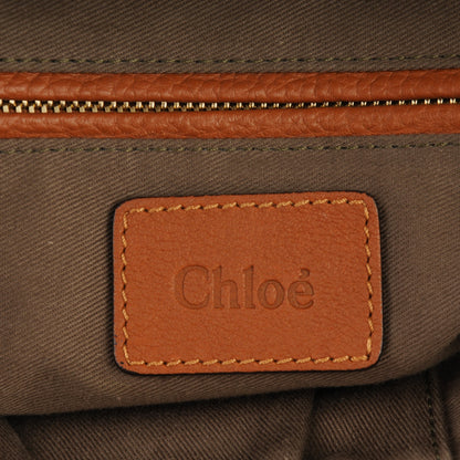 Chloe Calfskin Large Marcie Satchel Tan 7 of 9