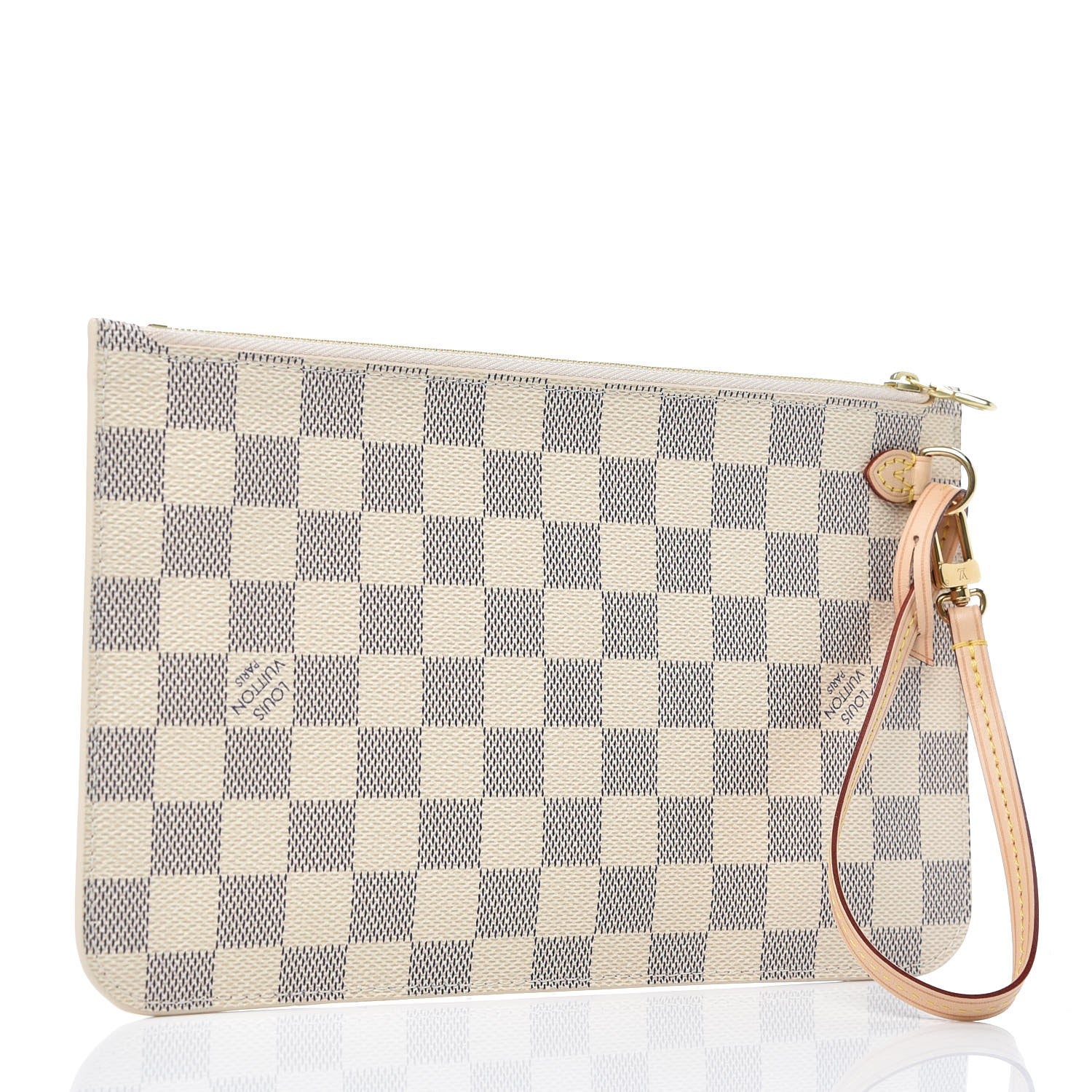 Louis Vuitton Damier Azur Neverfull MM GM Pochette 3 of 8