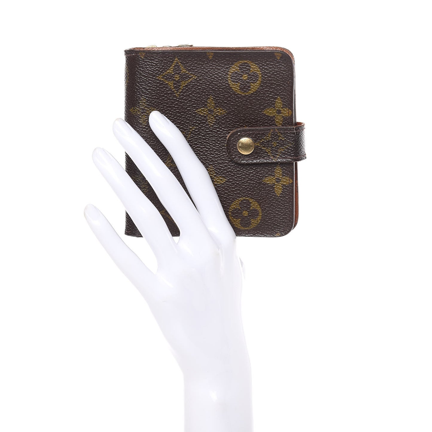 Monogram Compact Zippe Zipped Wallet