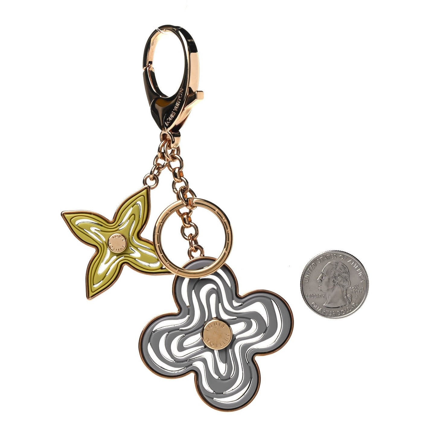 Resin Naif Bag Charm Gris