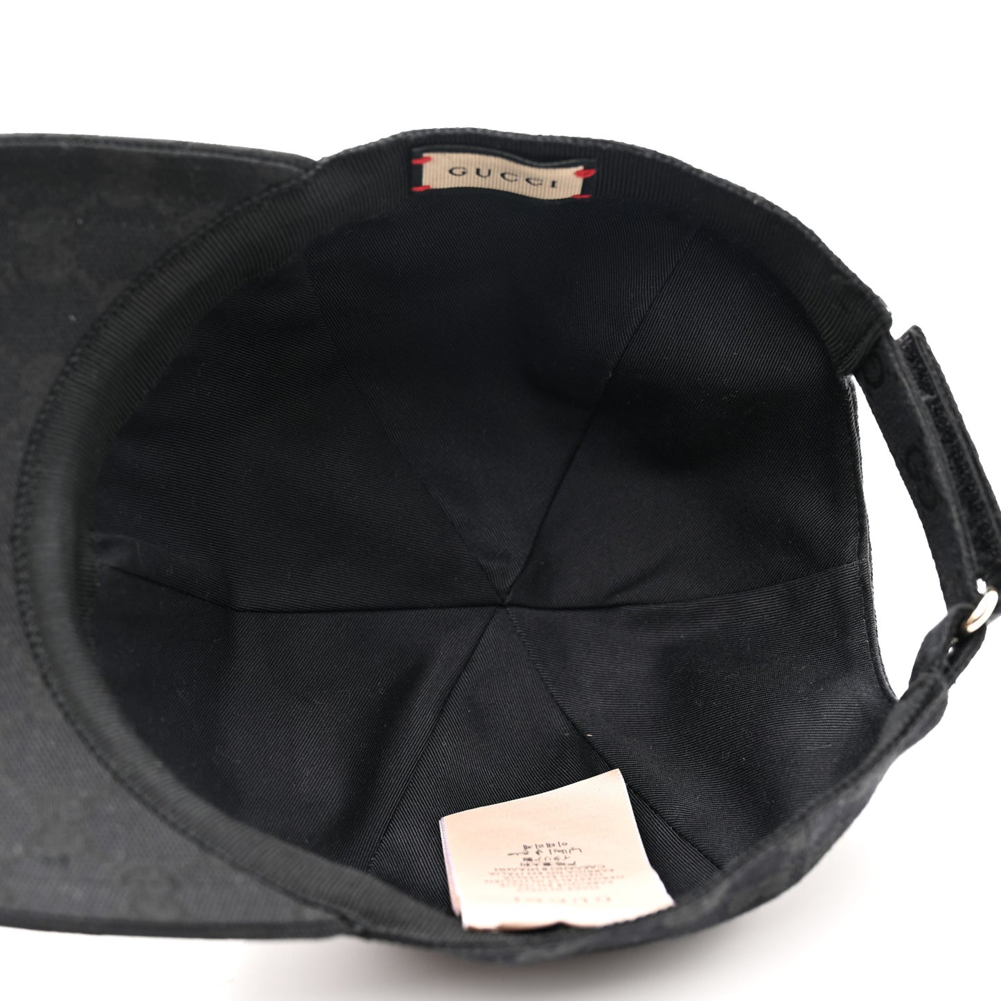 Monogram Textured Dollar Calfskin Zeno Baseball Hat M Black