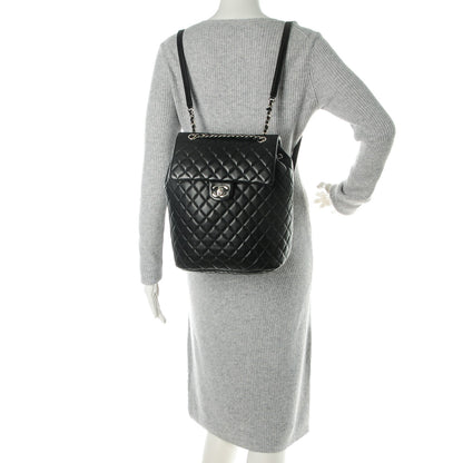 Chanel Lambskin Quilted Large Urban Spirit Backpack Black 2 of 8