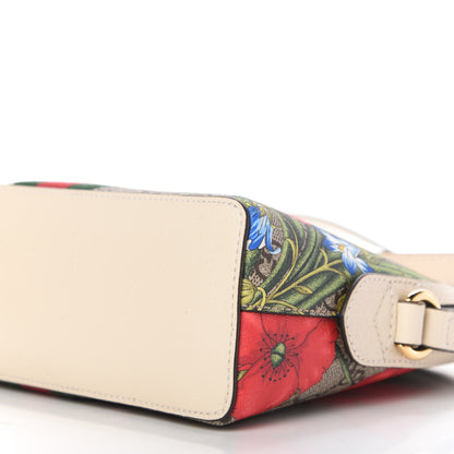 Gucci GG Supreme Monogram Flora Web GG Small Ophidia Dome Shoulder Bag White 7 of 11