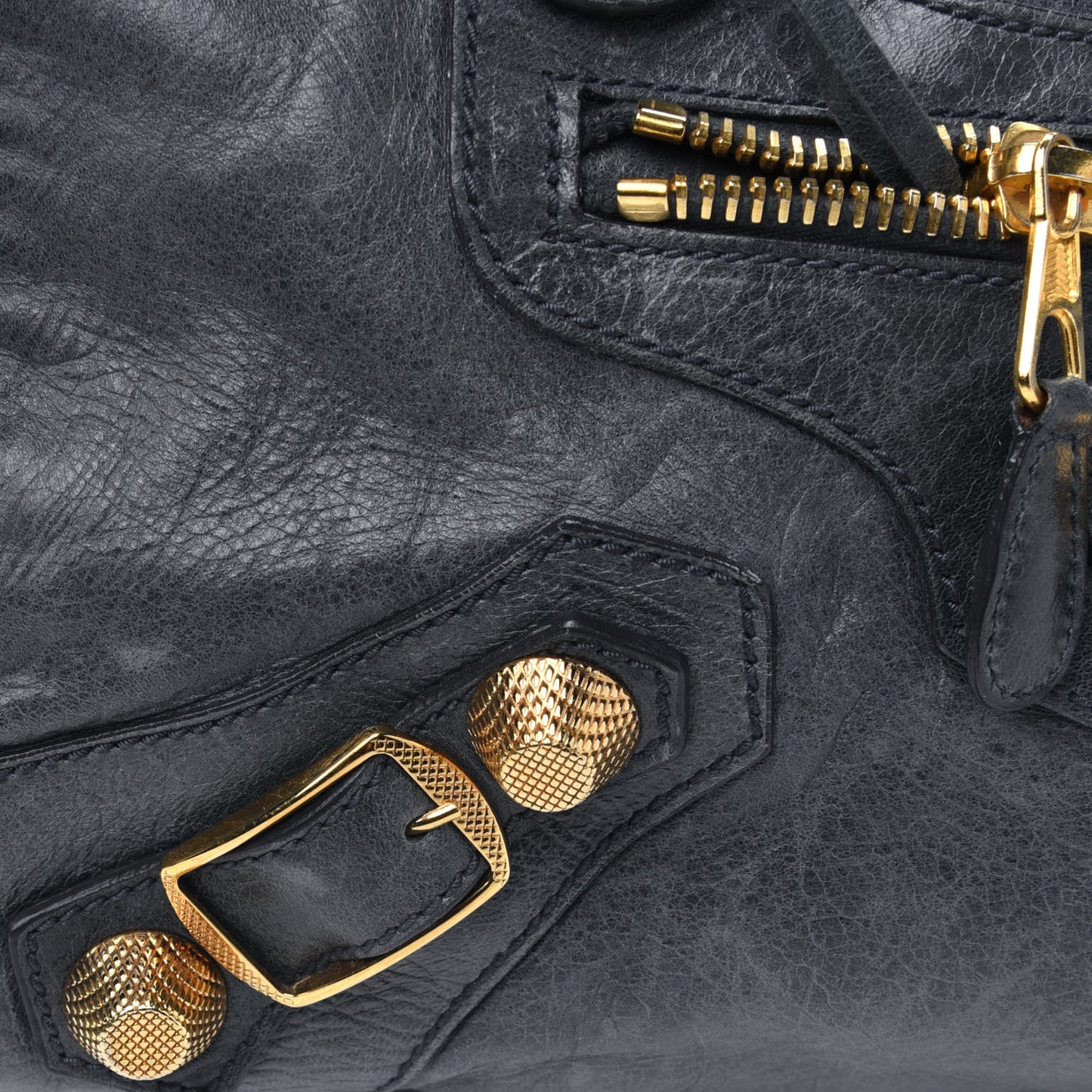 Agneau Giant 21 Gold Hardware City Anthracite