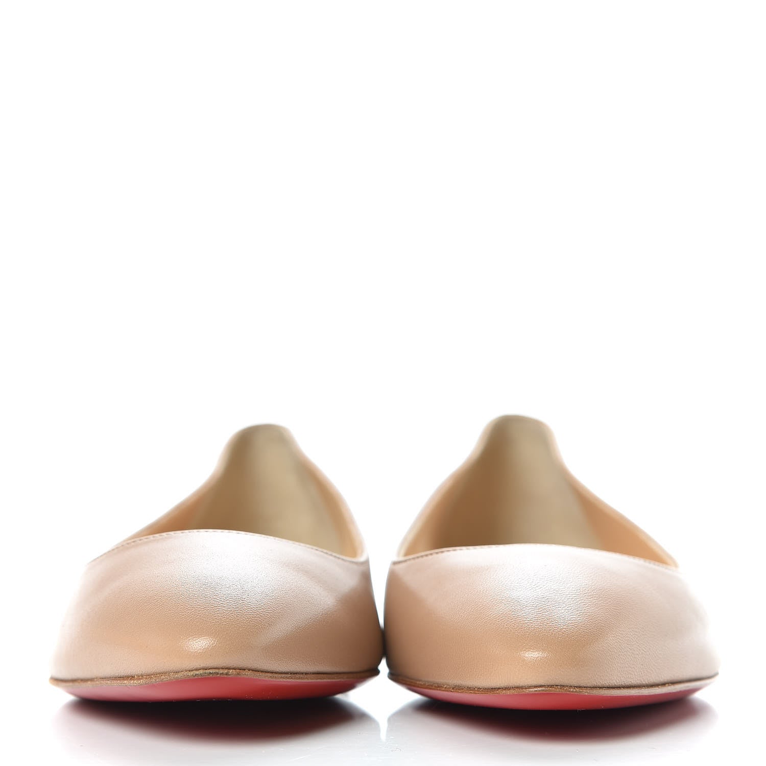 Christian Louboutin Nappa Eloise Flats 36.5 Nude 2 of 9