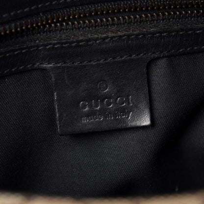 Gucci Monogram Horsebit Web Flap Bag Brown Purple 6 of 13