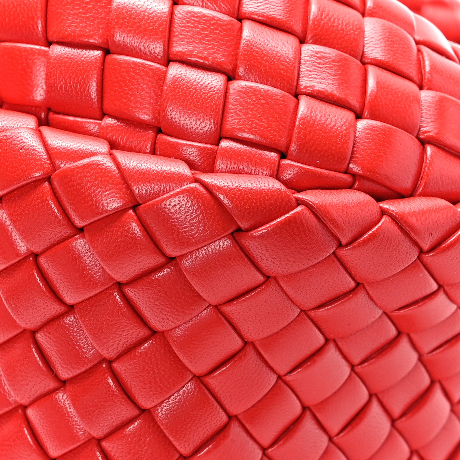 Bottega Veneta Nappa Intrecciato Mini Padded Jodie Red 10 of 10