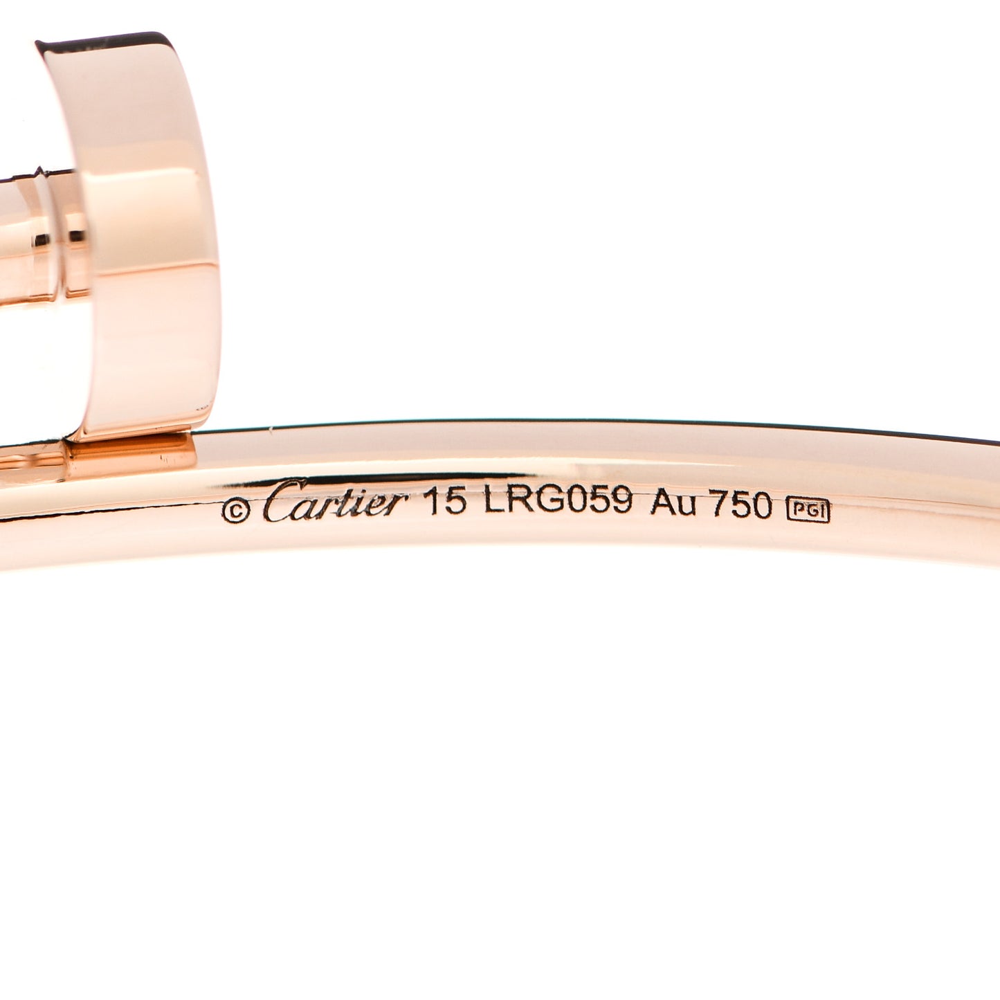 18K Pink Gold Small Juste Un Clou Bracelet 15