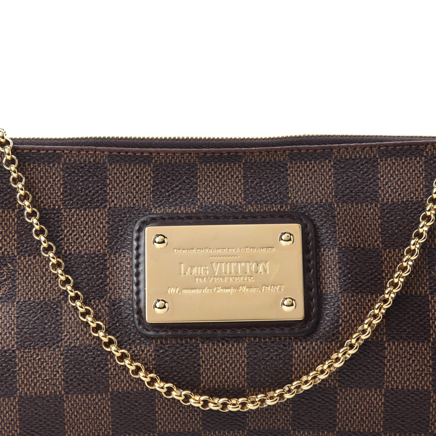 Damier Ebene Eva Clutch