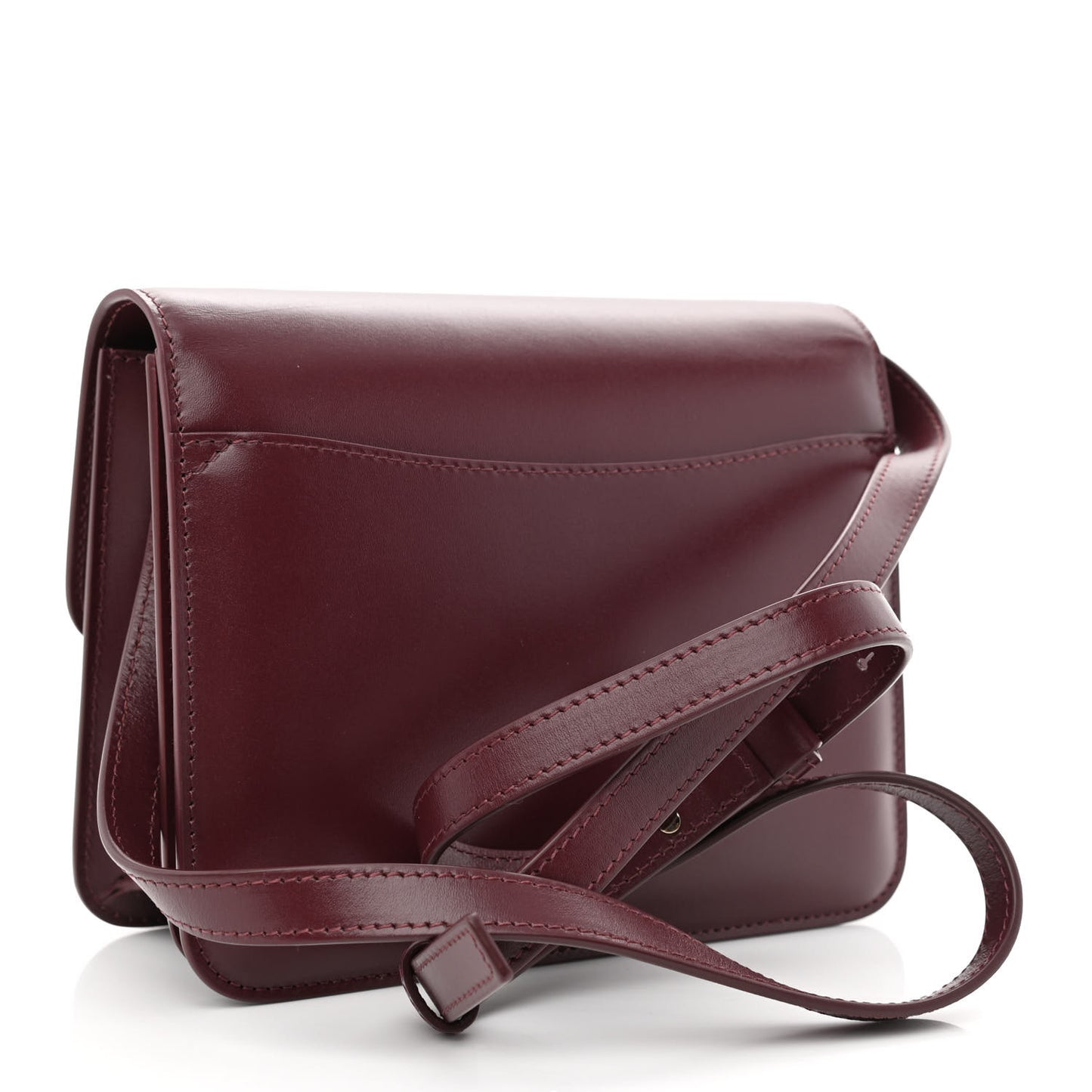 Calfskin Kattie Shoulder Bag Burgundy