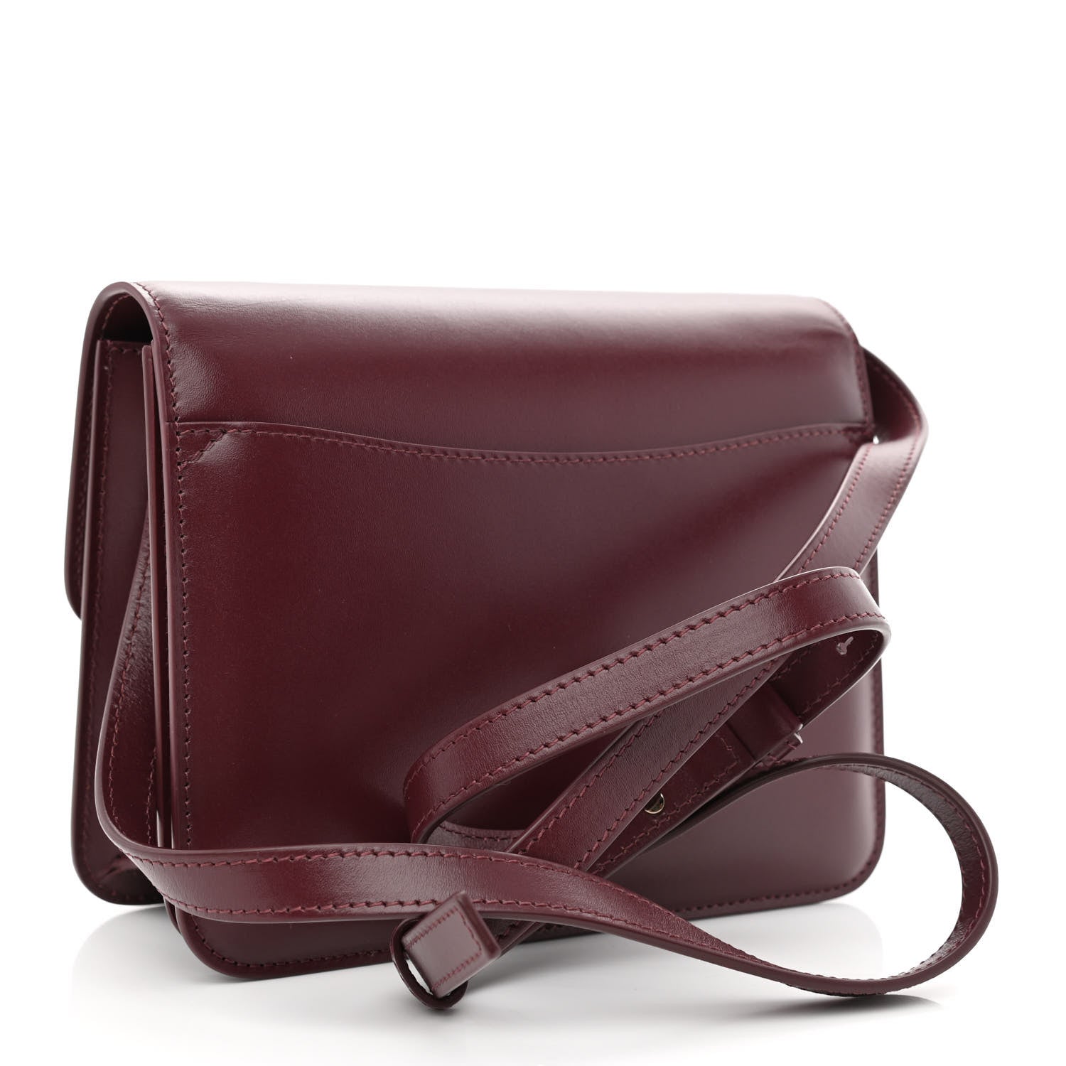 Chloe Calfskin Kattie Shoulder Bag Burgundy 3 of 9