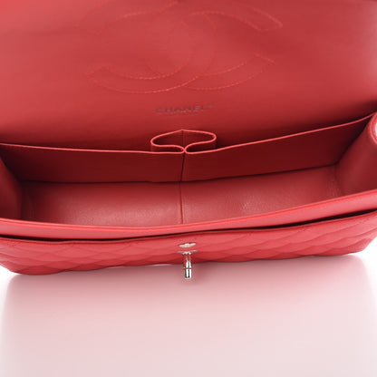 Chanel Caviar Quilted Jumbo Double Flap Dark Pink 6 of 8