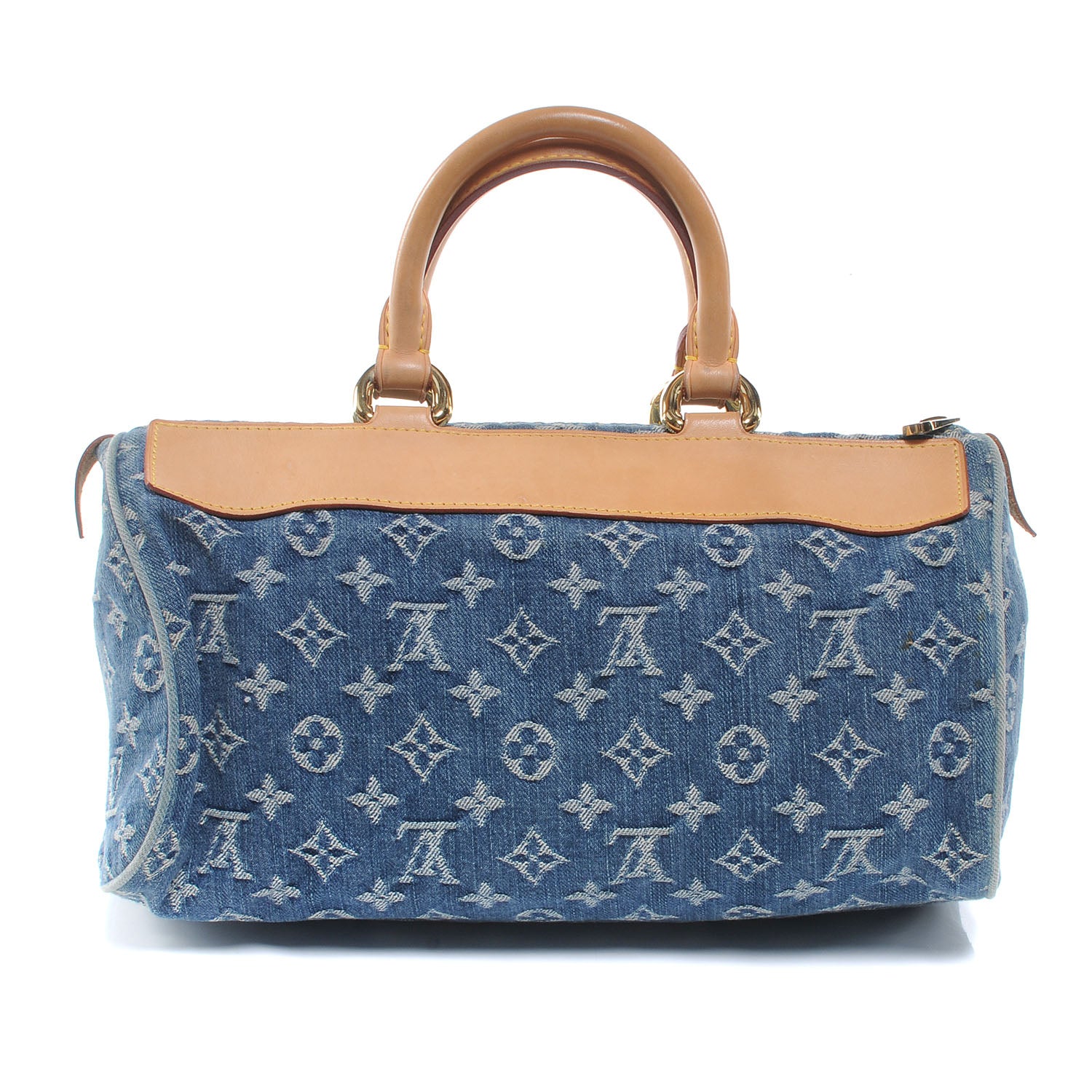 Louis Vuitton Monogram Denim Neo Speedy Blue 3 of 7
