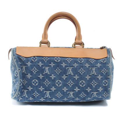 Louis Vuitton Monogram Denim Neo Speedy Blue 3 of 7