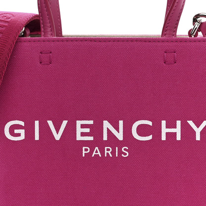 Givenchy Canvas Mini G Shopping Tote Neon Pink 10 of 10