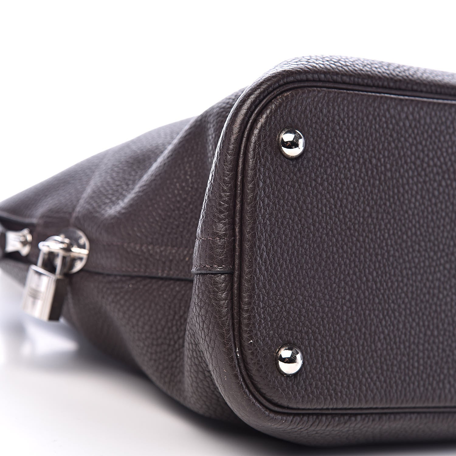 Hermes Taurillon Clemence Bolide 35 Chocolate 10 of 16