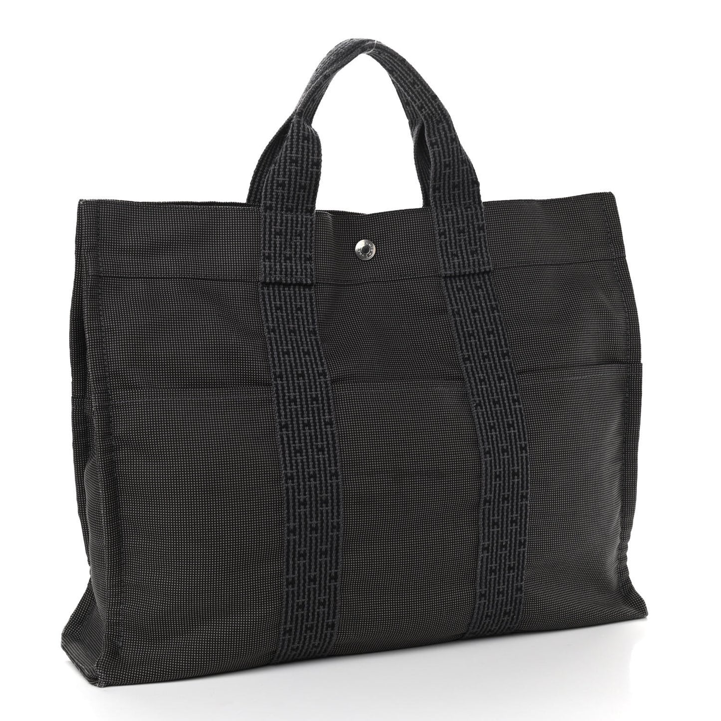 Canvas Herline MM Tote Grey