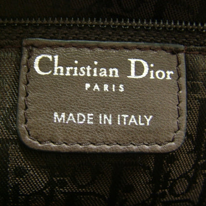 Christian Dior Patent Croc Gaucho Sports Tote Black 9 of 11