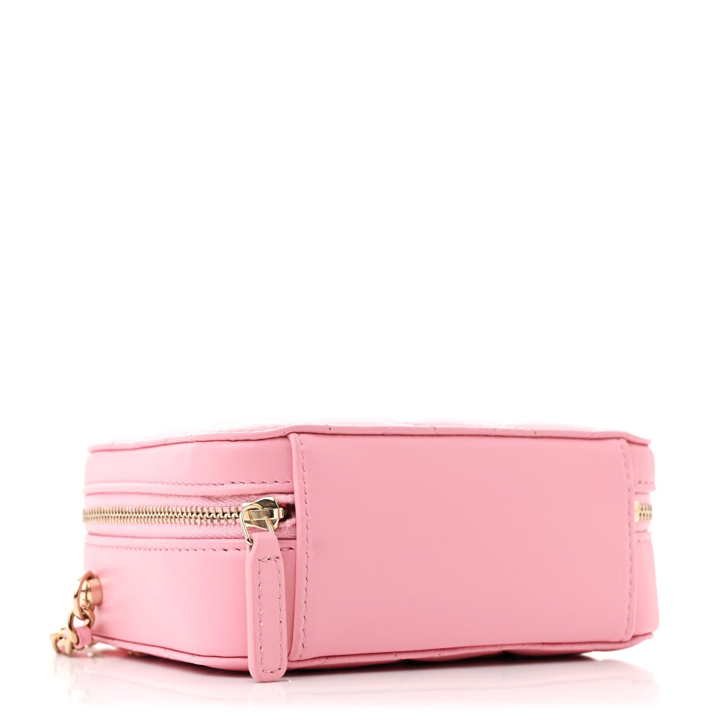Lambskin Quilted Camera Bag Pink
