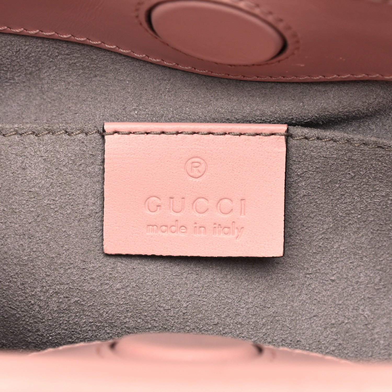 Gucci Nappa Bamboo Web Mini Nymphaea Top Handle Bag Perfect Pink Mystic White 7 of 15