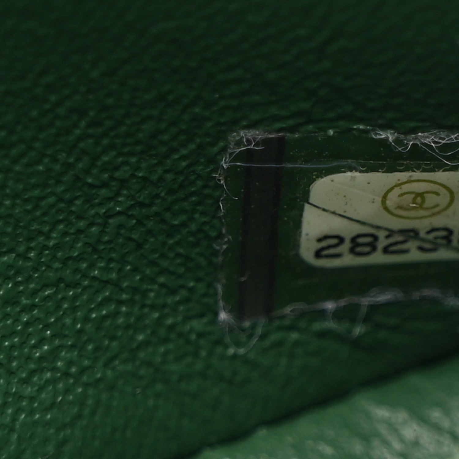 Chanel Lambskin Quilted Mini Rectangular Flap Dark Green 7 of 10