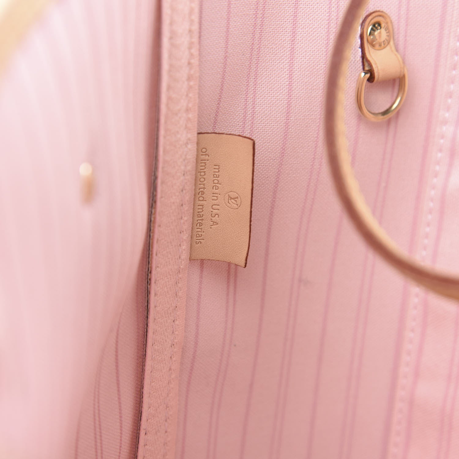 Louis Vuitton Damier Azur Neo Neverfull MM Rose Ballerine 7 of 9
