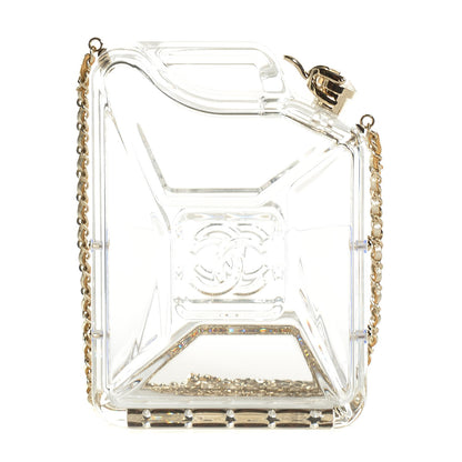 Chanel Plexiglass Dubai by Night Gas Tank Clutch 1 of 7