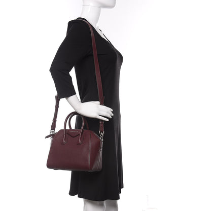 Givenchy Sugar Goatskin Mini Antigona Oxblood 2 of 11