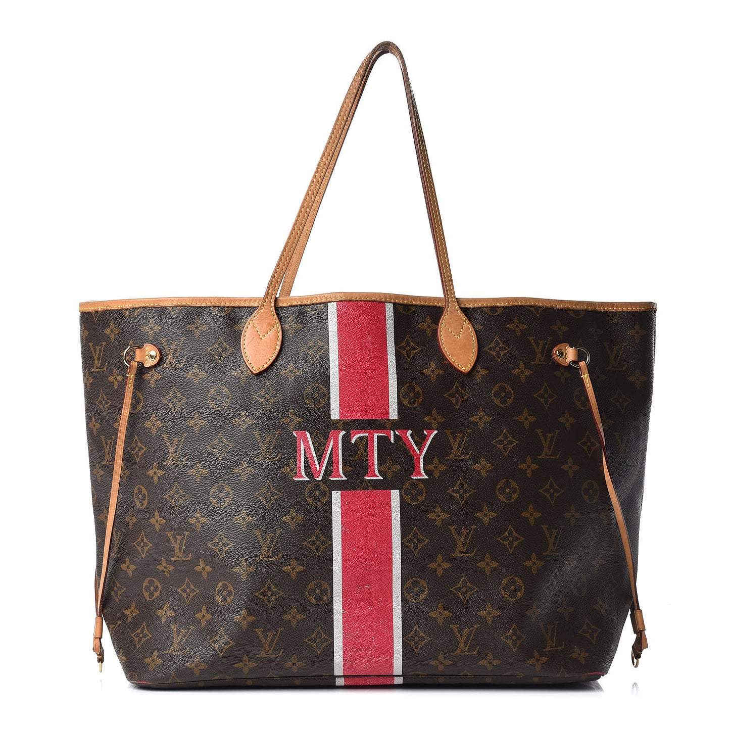 Monogram My LV Heritage Neverfull GM Fuchsia White