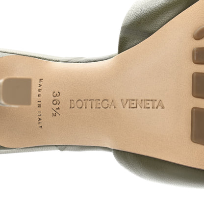 Bottega Veneta Nappa Quilted Rubber Lido Mule Sandals 36.5 Khaki 7 of 9