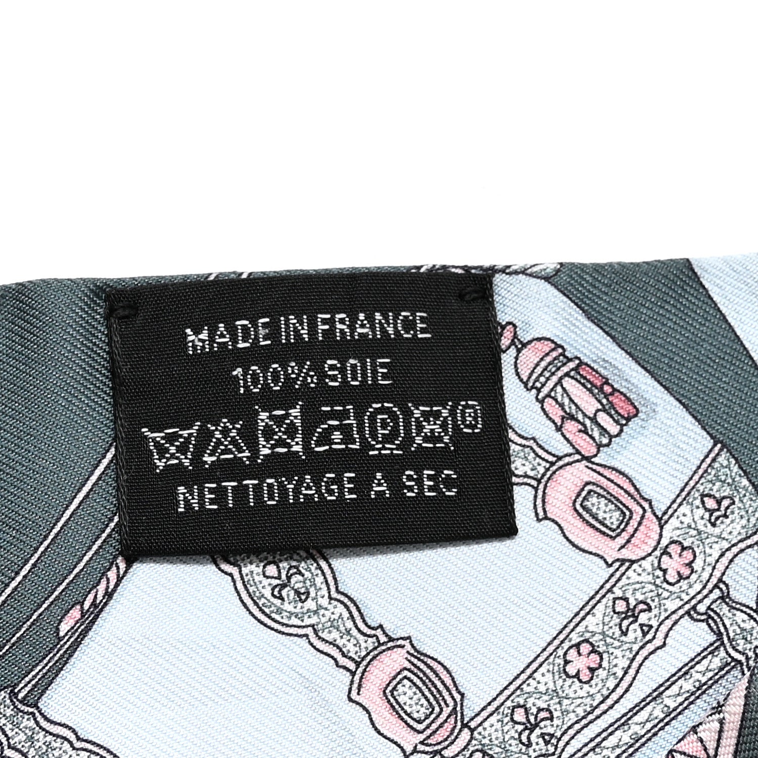 Hermes Silk Grand Apparat Twilly Vert Argile Rose 3 of 4
