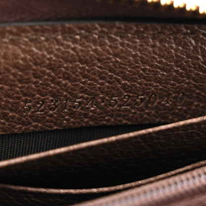 Gucci GG Supreme Monogram Web Ophidia Zip Around Wallet Brown 8 of 10