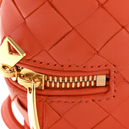 Bottega Veneta Calfskin Intrecciato Bang Bang Vanity Case Orange 12 of 12