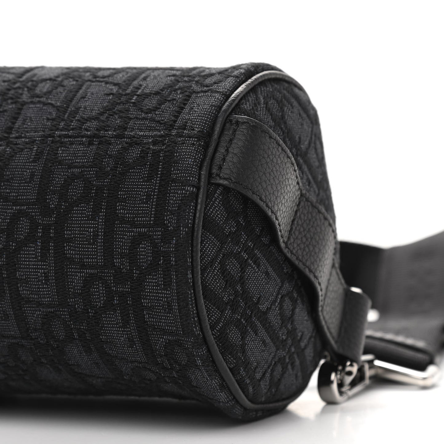 Oblique Mini Roller Messenger Bag Black
