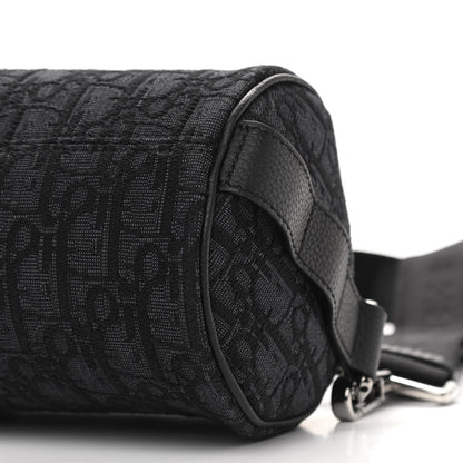 Christian Dior Oblique Mini Roller Messenger Bag Black 9 of 10