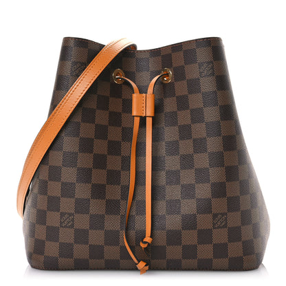Louis Vuitton Damier Ebene Neonoe MM Safran 1 of 10