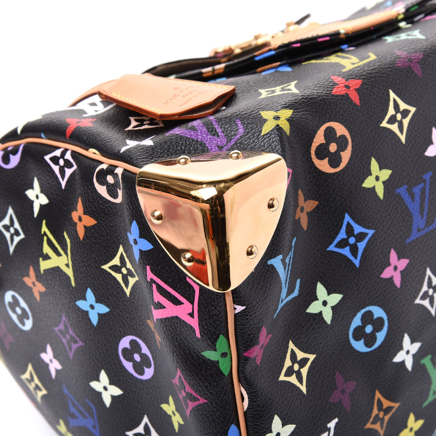 Louis Vuitton Monogram Multicolor Speedy 30 Black 5 of 10