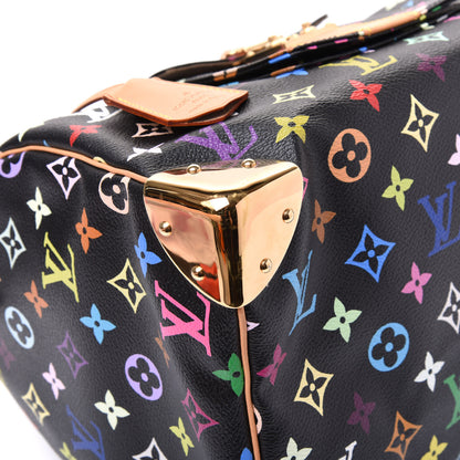 Louis Vuitton Monogram Multicolor Speedy 30 Black 5 of 10