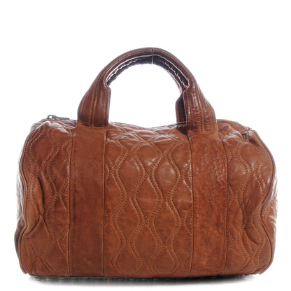Alexander Wang Quilted Leather Rocco Brown 1 of 6