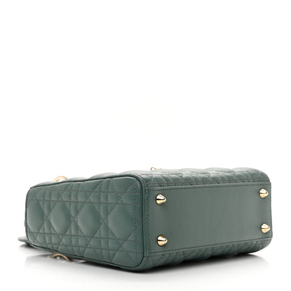 Christian Dior Lambskin Cannage Small My ABCDior Lady Dior Army Green 4 of 10